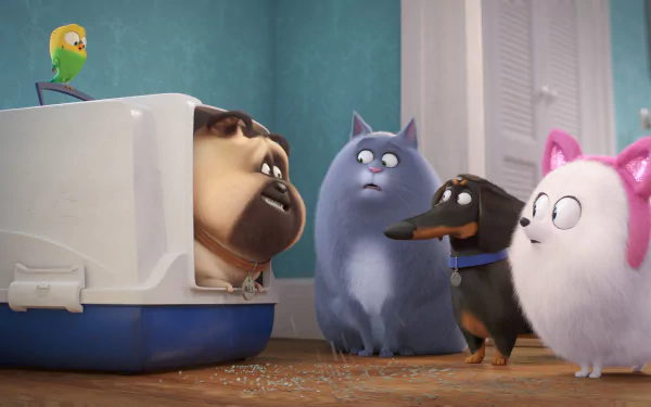 movie The Secret Life of Pets 2 HD Desktop Wallpaper | Background Image