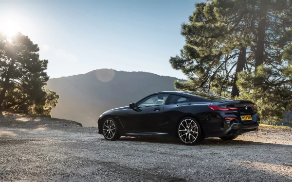 black car car BMW 8 Series BMW vehicle BMW M850i HD Desktop Wallpaper | Background Image
