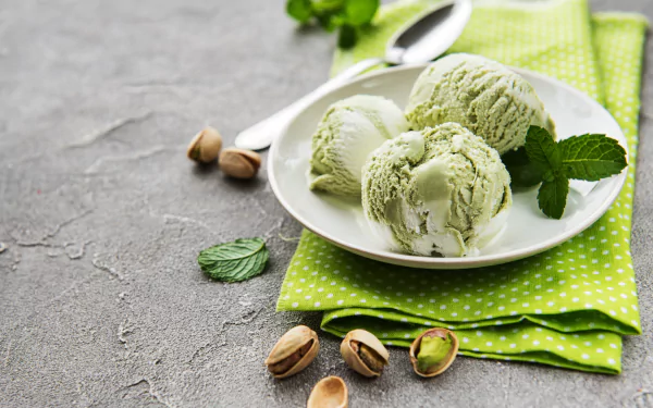 still life pistachio food ice cream HD Desktop Wallpaper | Background Image