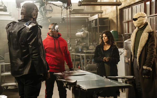 Victor Stone Diane Guerrero Negative Man Crazy Jane Cyborg (DC Comics) Robotman (DC Comics) TV Show Doom Patrol HD Desktop Wallpaper | Background Image