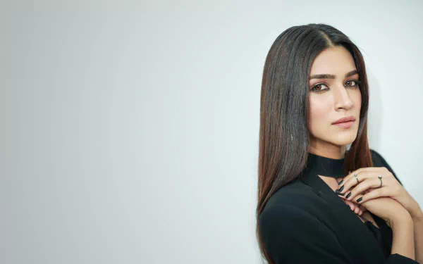 brown eyes black hair actress Indian Celebrity Kriti Sanon HD Desktop Wallpaper | Background Image