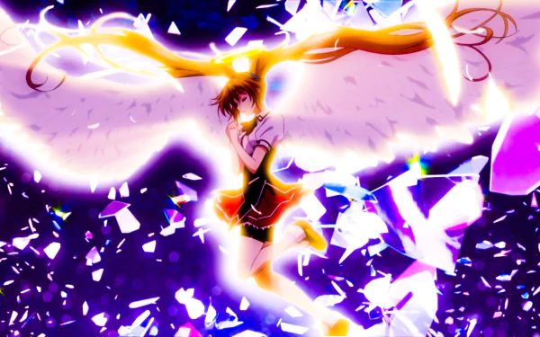 Irina Shidou from High School DxD featured in a vibrant anime-themed HD desktop wallpaper and background.