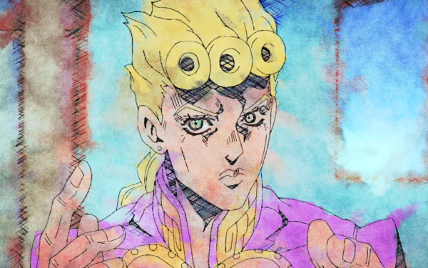 Giorno Giovanna Anime Jojo's Bizarre Adventure HD Desktop Wallpaper | Background Image