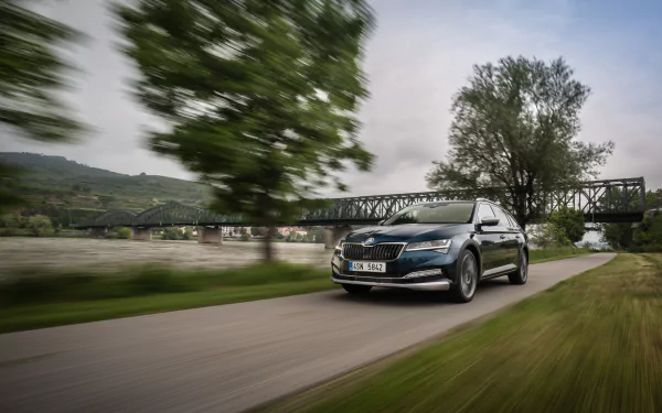 car Skoda vehicle Skoda Superb Scout HD Desktop Wallpaper | Background Image