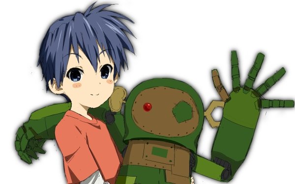 Anime Clannad Tomoya Okazaki Junk Robot HD Wallpaper | Background Image