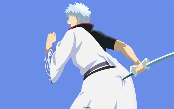 Gintoki Sakata Anime Gintama HD Desktop Wallpaper | Background Image