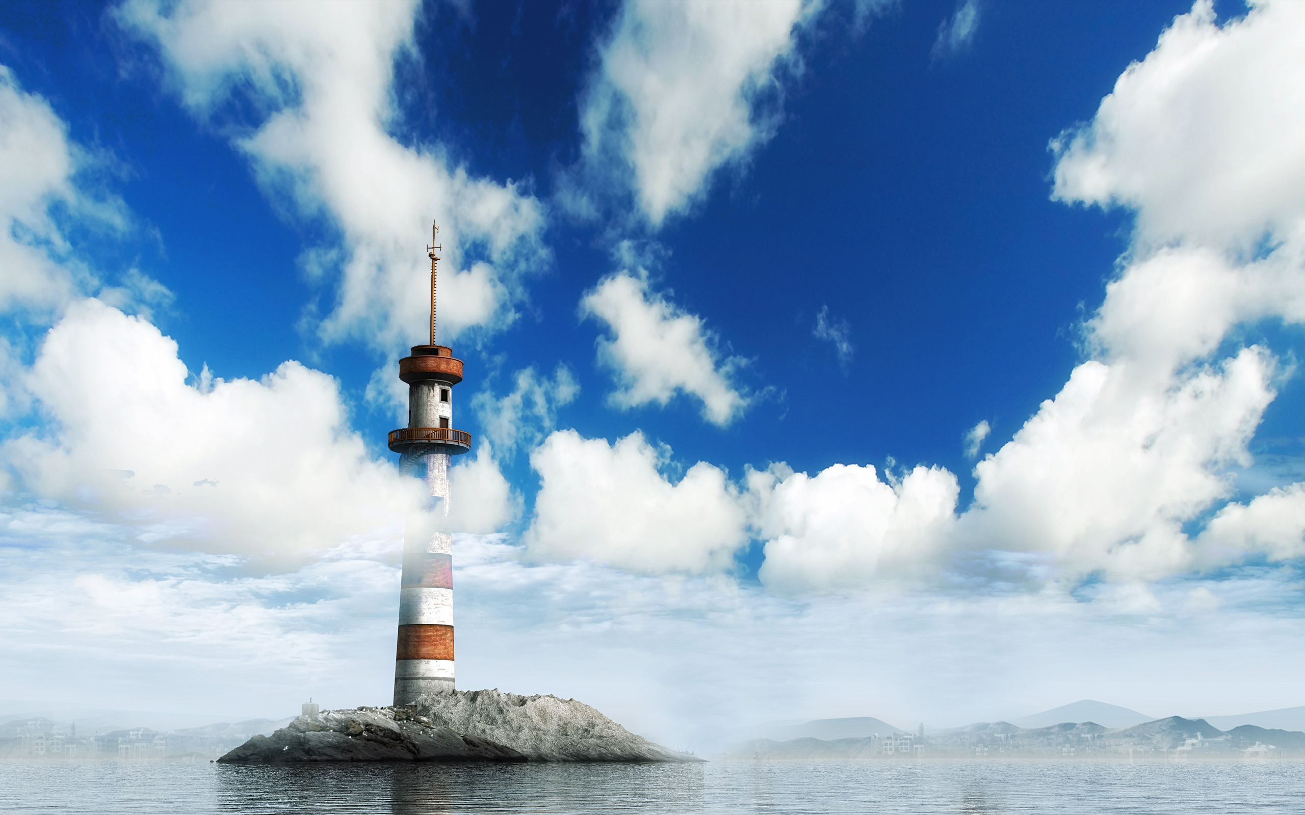 Man Made Lighthouse HD Wallpaper | Background Image