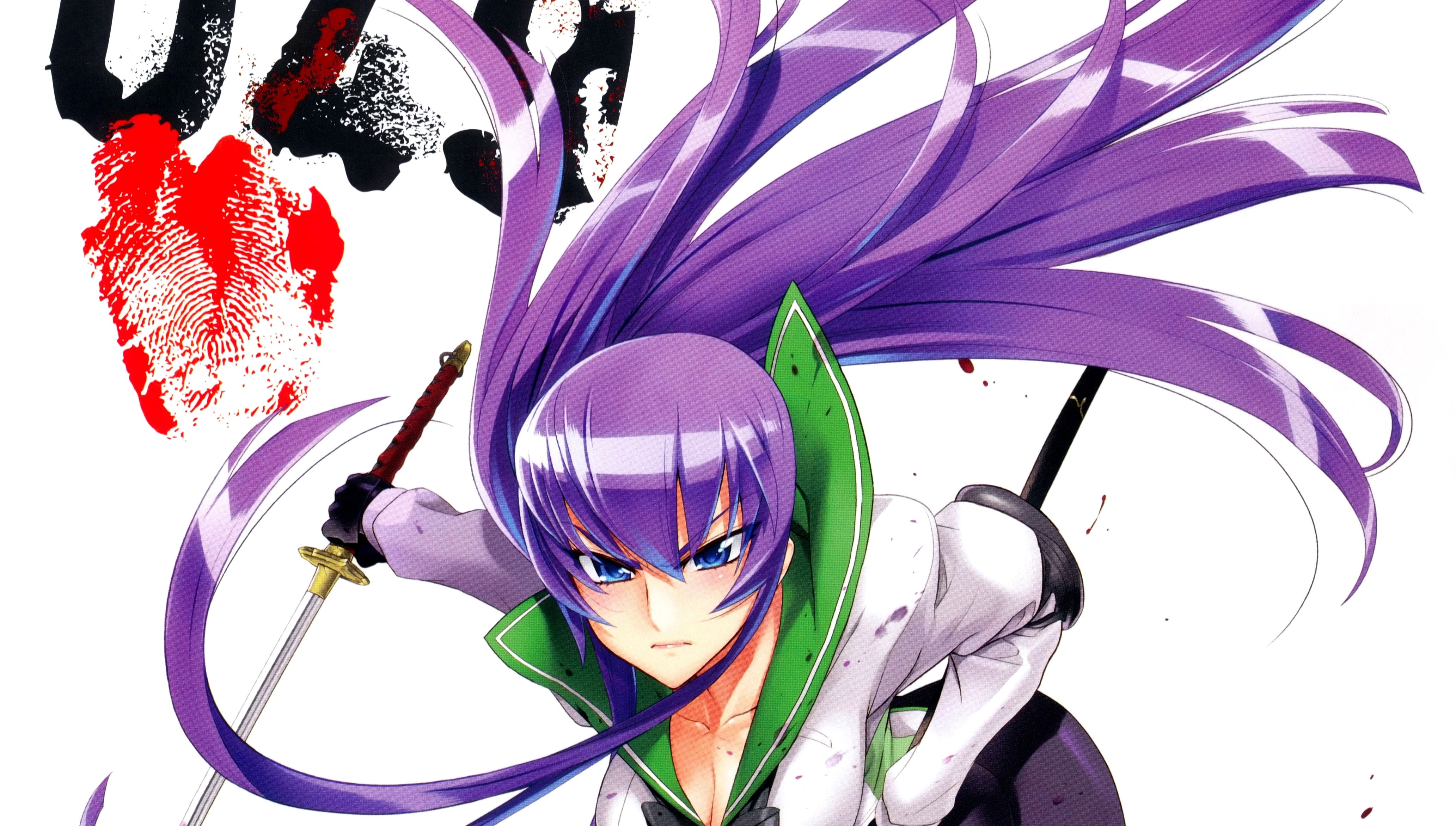 H.O.T.D, takashi, busujima, highschool of the dead, takagi, rei, saeko,  anime, HD wallpaper