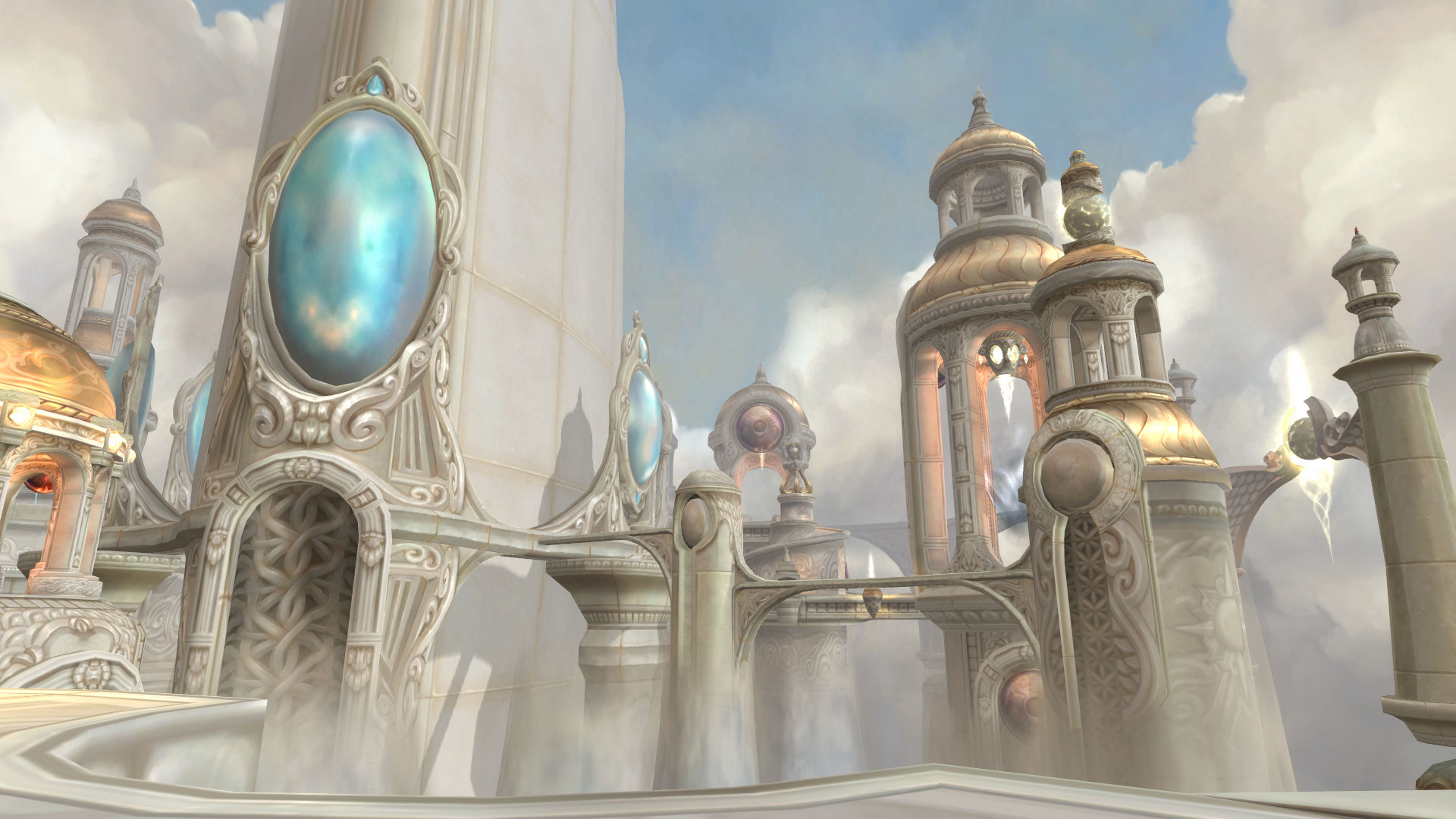 World of Warcraft desktop wallpaper featuring a video game.
