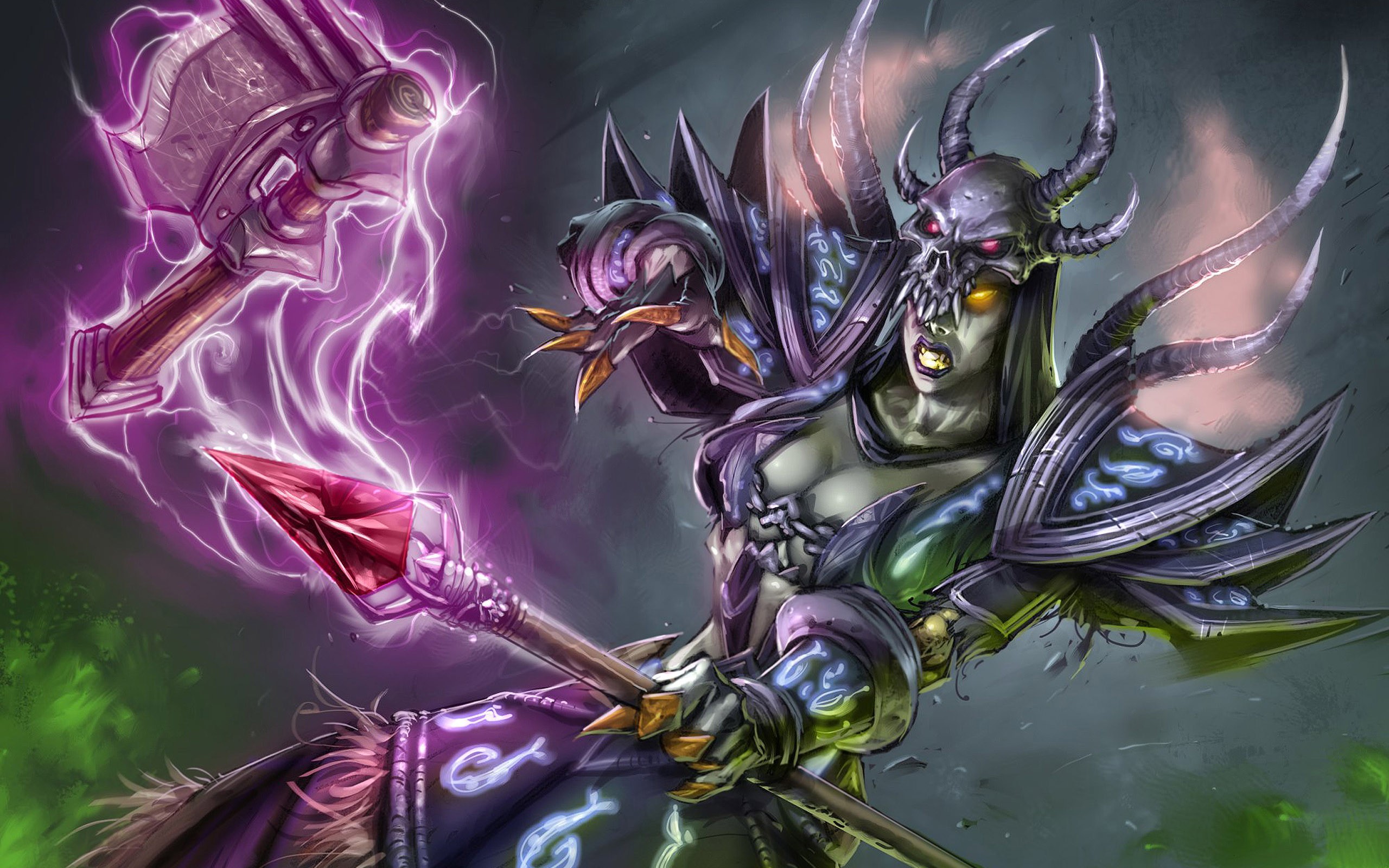 World of Warcraft video game desktop wallpaper.