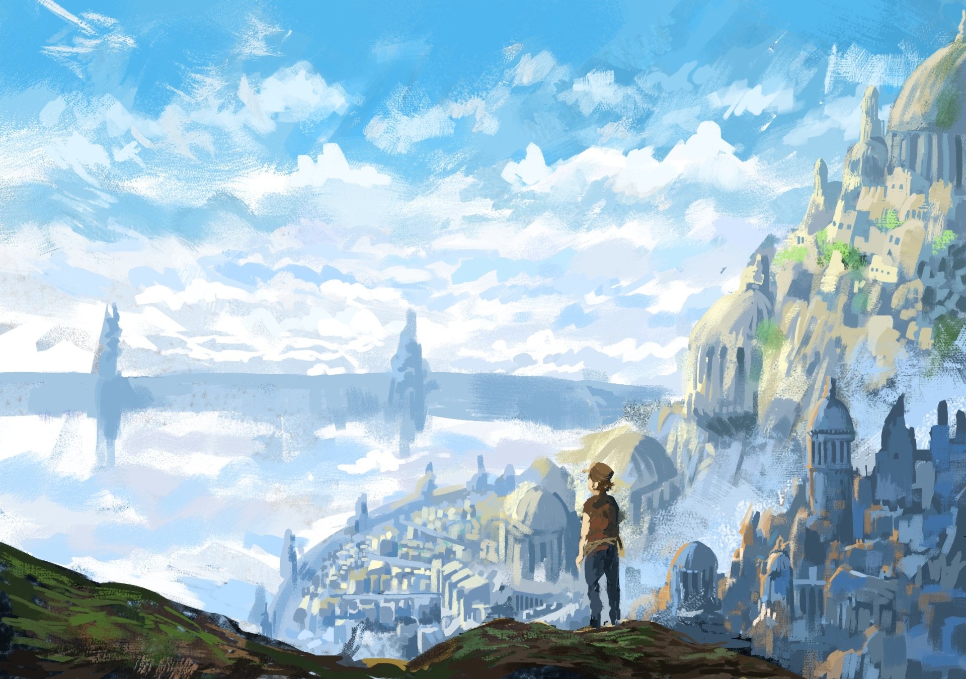 Download Anime Laputa: Castle In The Sky HD Wallpaper by 藤どら