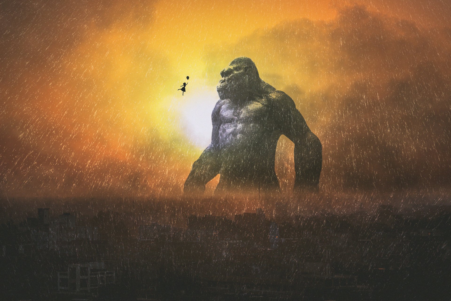 Download Fantasy King Kong HD Wallpaper by Muhammad El Baily