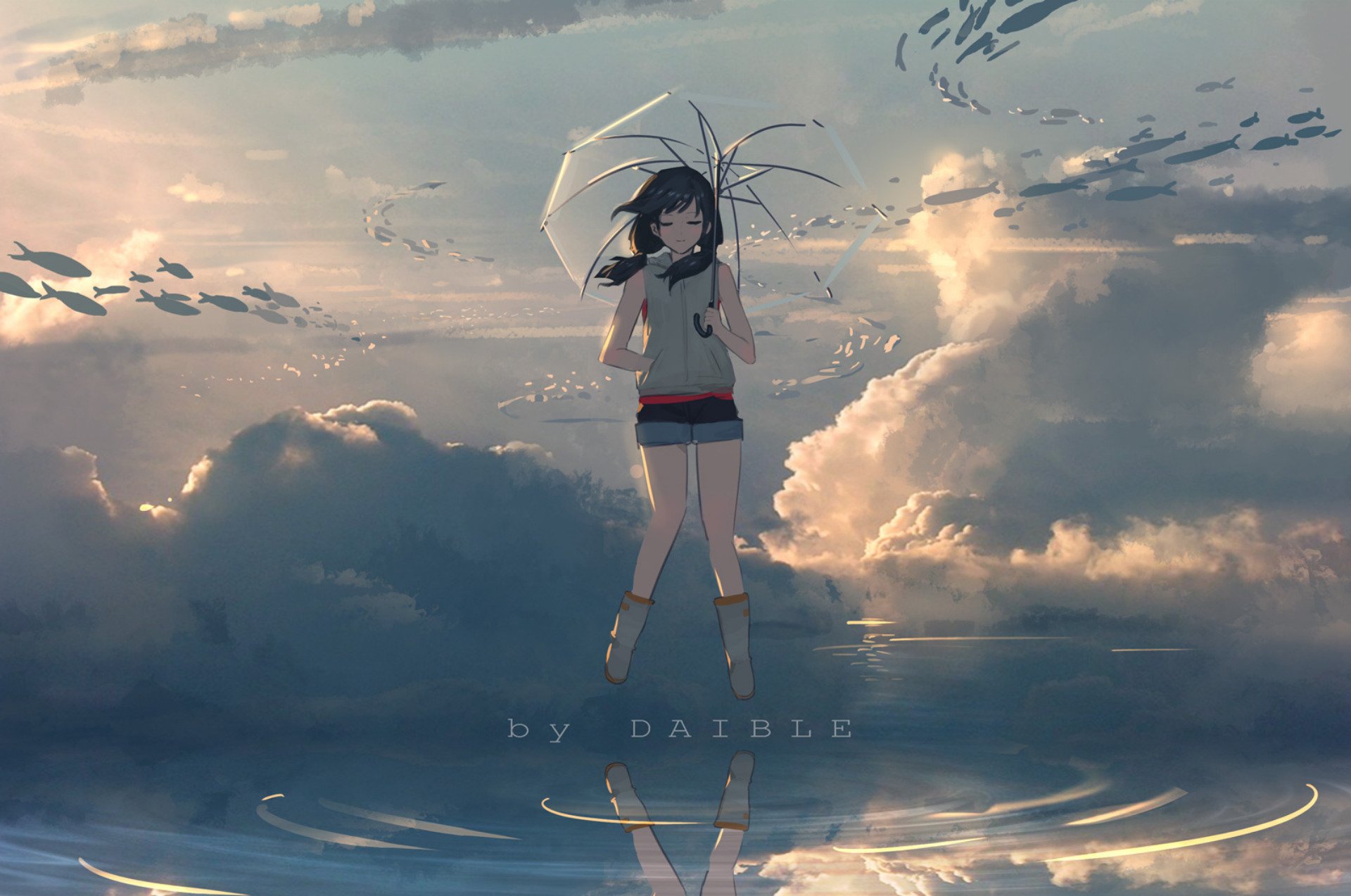 Anime Weathering With You HD Wallpaper by daible