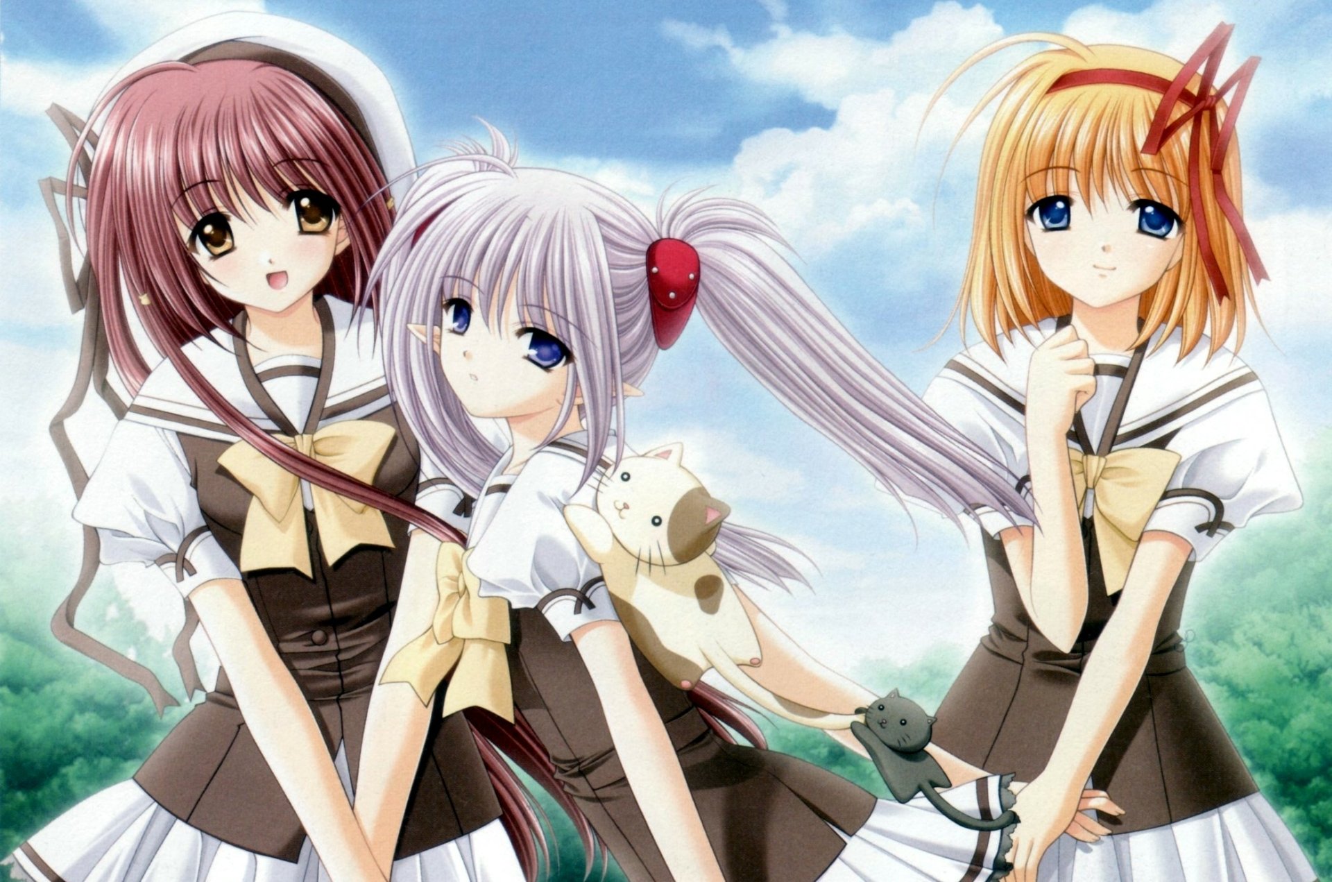 Download Primula (Shuffle!) Lisianthus (Shuffle!) Kaede Fuyou Anime ...