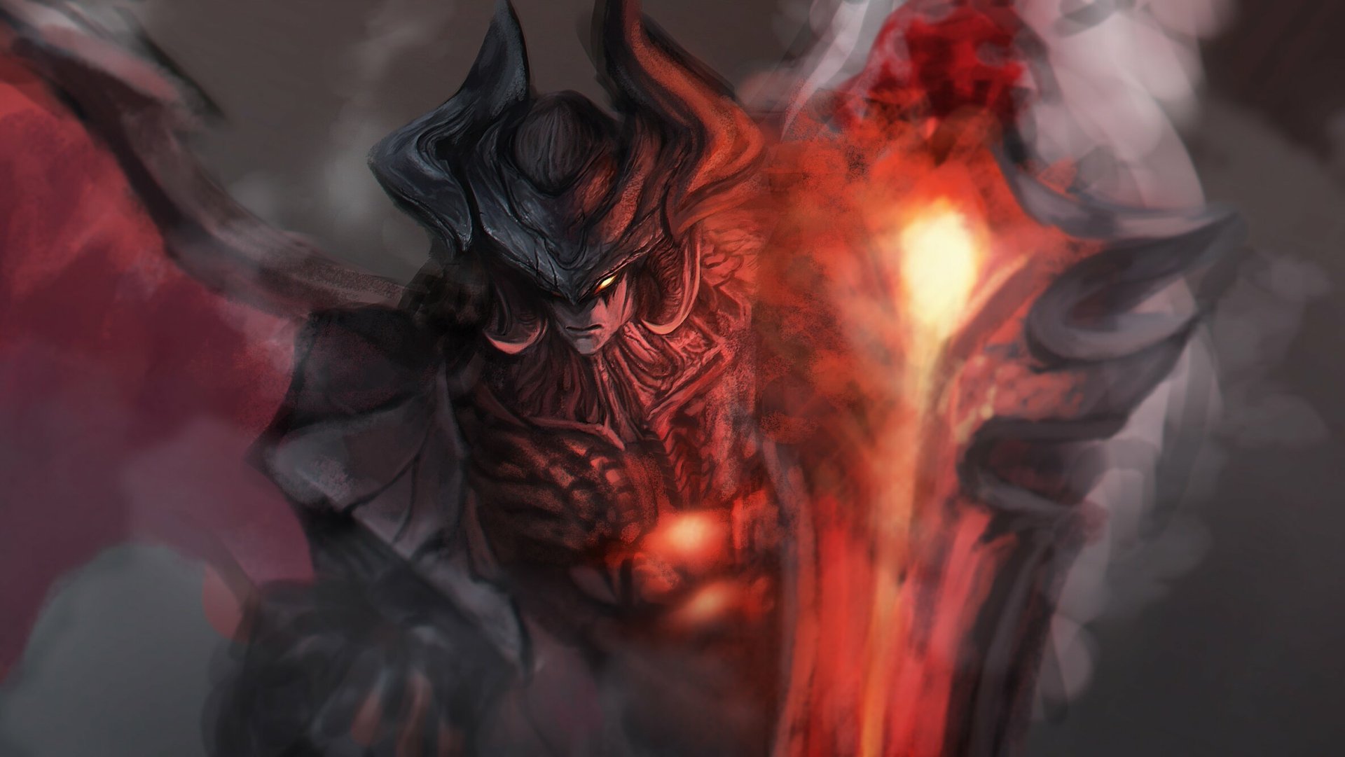 Download Aatrox (League Of Legends) Video Game League Of Legends HD Wallpaper by Nackjy