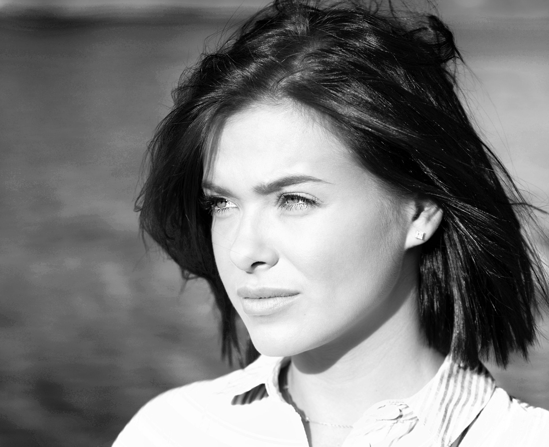 Download Face Russian Monochrome Singer Music Elena Temnikova HD Wallpaper