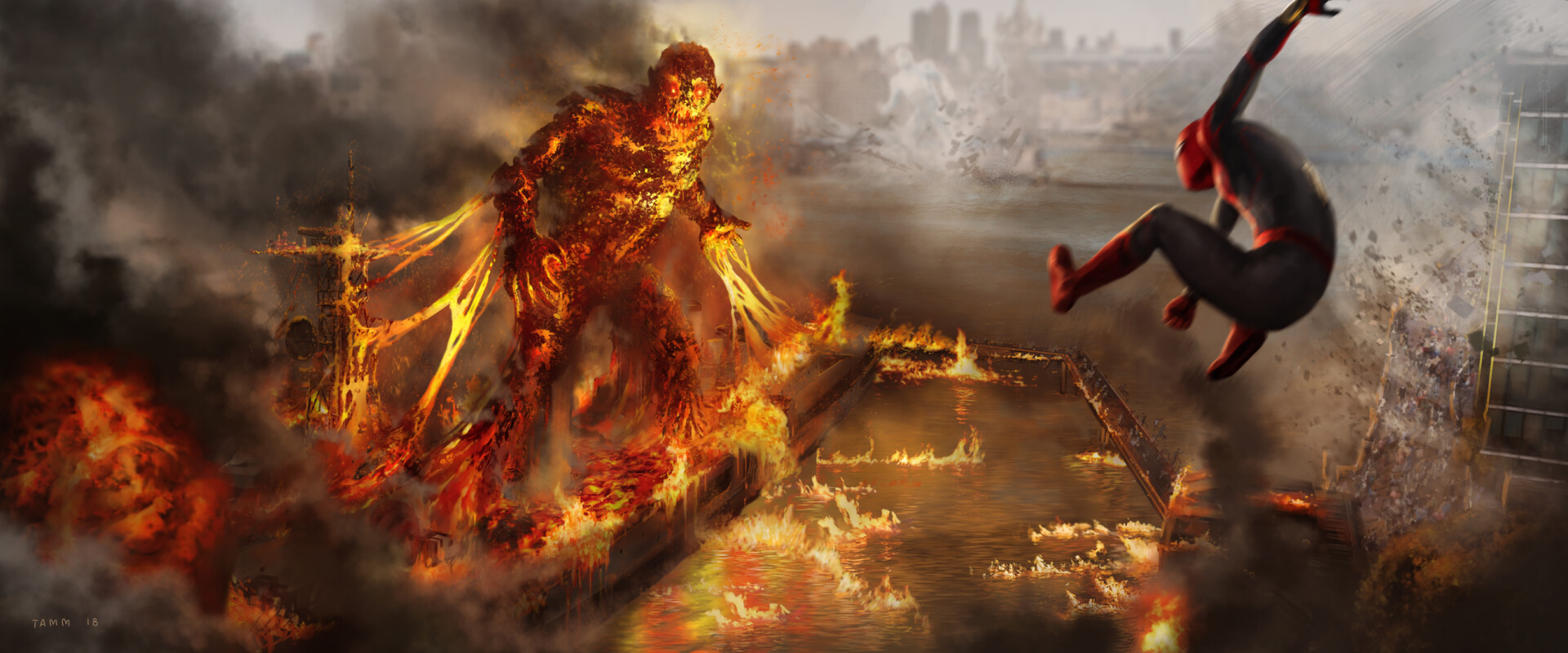 Download Spider Man Movie Spider-Man: Far From Home HD Wallpaper by Henrik Tamm