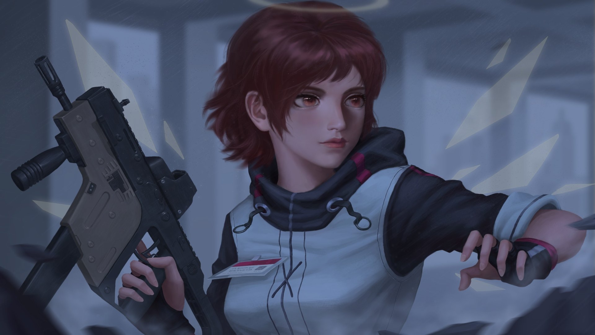 Download Video Game Arknights HD Wallpaper by 鹿角海棠