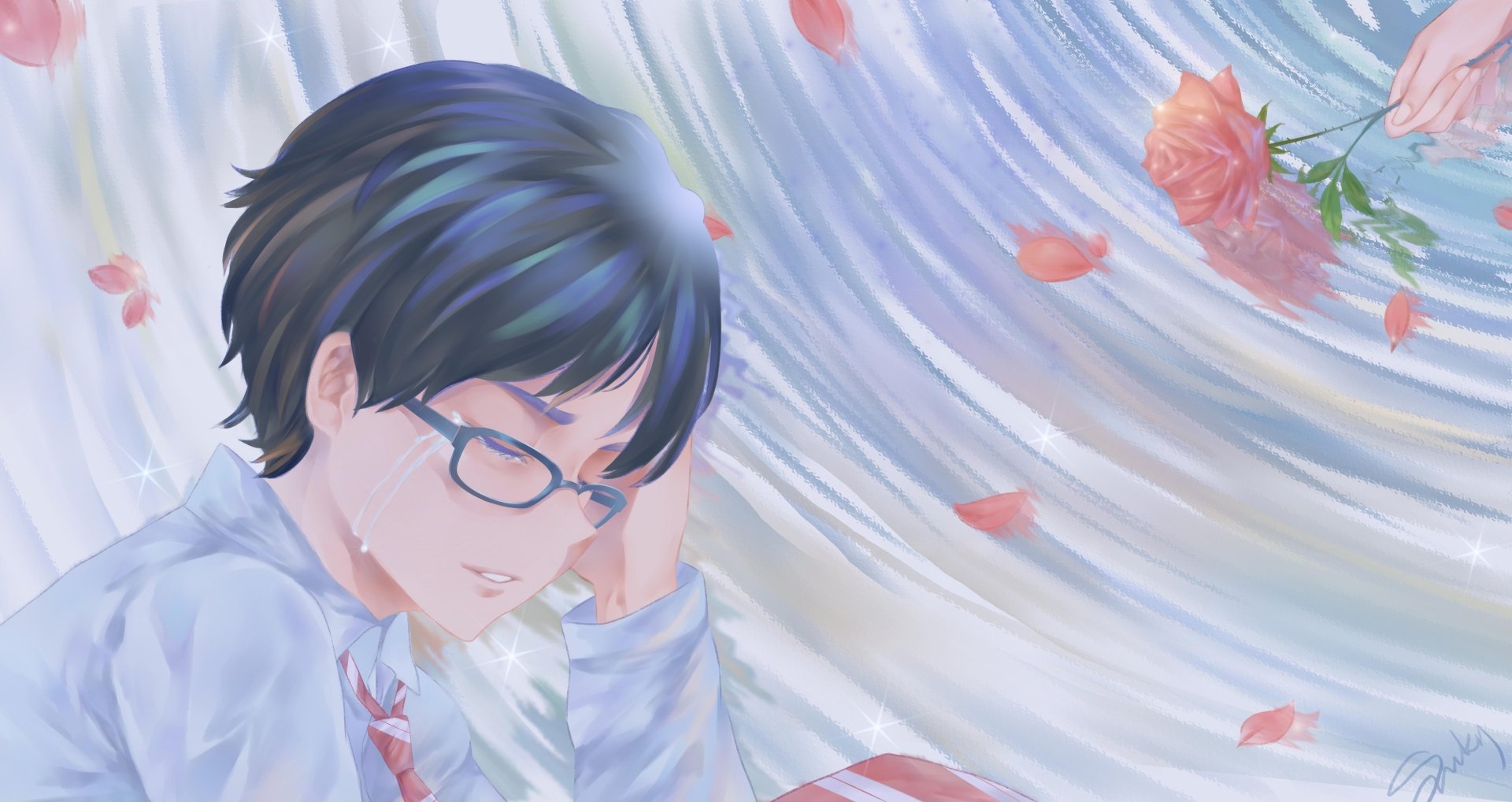 Download Kousei Arima Anime Your Lie In April 4k Ultra HD Wallpaper by G重C毒