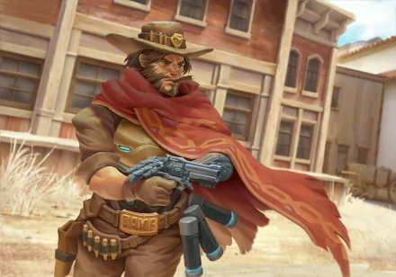 McCree (Overwatch) video game Overwatch HD Desktop Wallpaper | Background Image