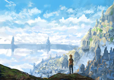 Anime Laputa: Castle in the Sky HD Desktop Wallpaper | Background Image