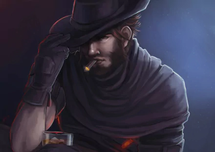  McCree Blackwatch Fanart by Maëva Godard