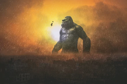 fantasy King Kong HD Desktop Wallpaper | Background Image