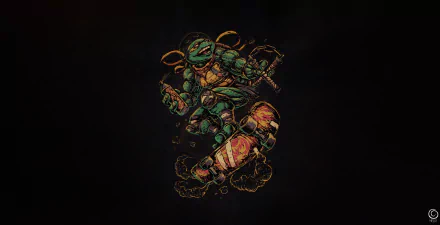 Michelangelo (TMNT) Comic Teenage Mutant Ninja Turtles HD Desktop Wallpaper | Background Image