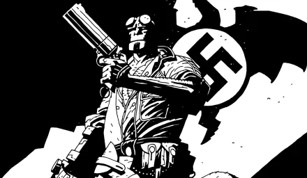 Comic Hellboy HD Desktop Wallpaper | Background Image