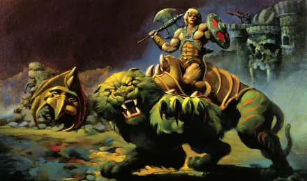 He-man Comic He-Man and the Masters of the Universe Castle Grayskull HD Desktop Wallpaper | Background Image