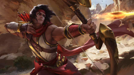 Paladins Sha Lin (Paladins) warrior bow archer video game HD Desktop Wallpaper | Background Image