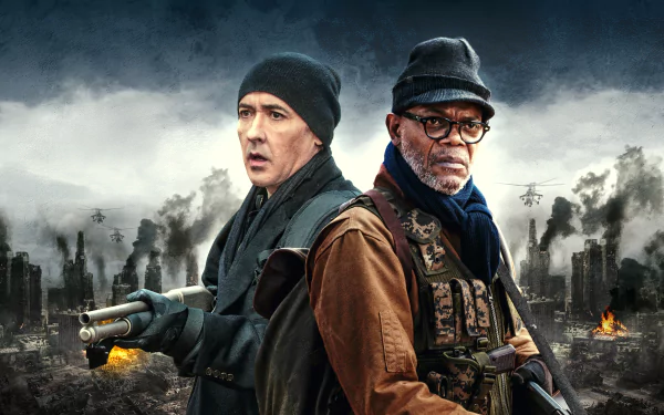 Samuel L. Jackson John Cusack Cell (Movie) movie Cell HD Desktop Wallpaper | Background Image