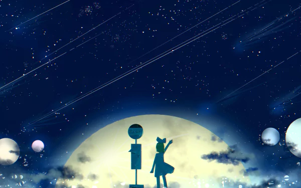 Rin Kagamine Anime Vocaloid HD Desktop Wallpaper | Background Image