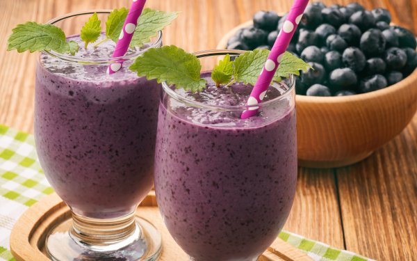 Food Smoothie Blueberry Berry Drink Fruit HD Wallpaper | Background Image