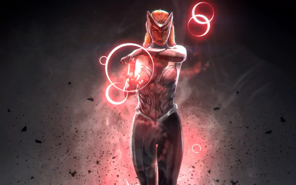 Comic Scarlet Witch HD Desktop Wallpaper | Background Image