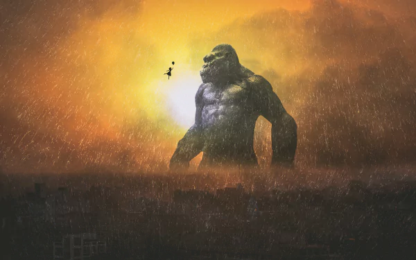 fantasy King Kong HD Desktop Wallpaper | Background Image
