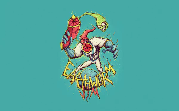 video game Earthworm Jim HD Desktop Wallpaper | Background Image