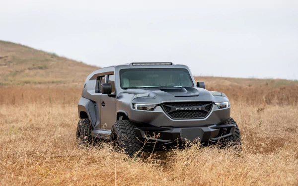 SUV silver car car Rezvani vehicle Rezvani Tank HD Desktop Wallpaper | Background Image