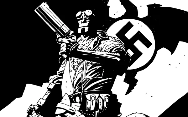 Comic Hellboy HD Desktop Wallpaper | Background Image