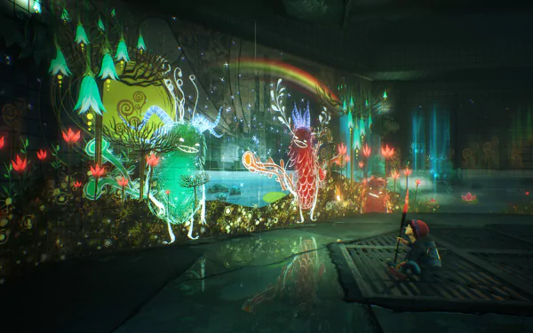 video game Concrete Genie HD Desktop Wallpaper | Background Image