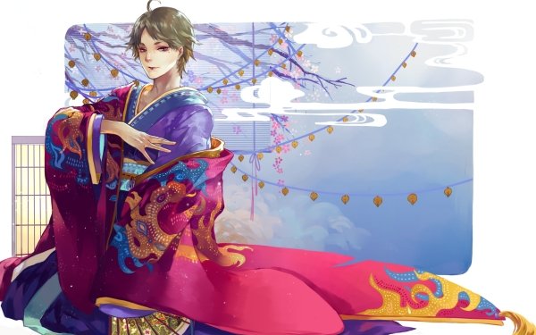 Anime Haikyu!! Kōshi Sugawara Kimono HD Wallpaper | Background Image