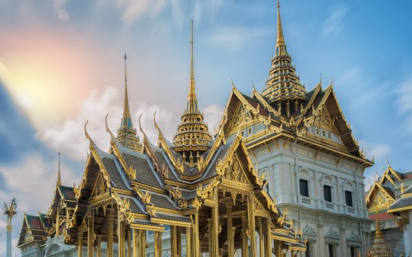 Man Made Grand Palace Palaces Thailand Temple HD Wallpaper | Background Image