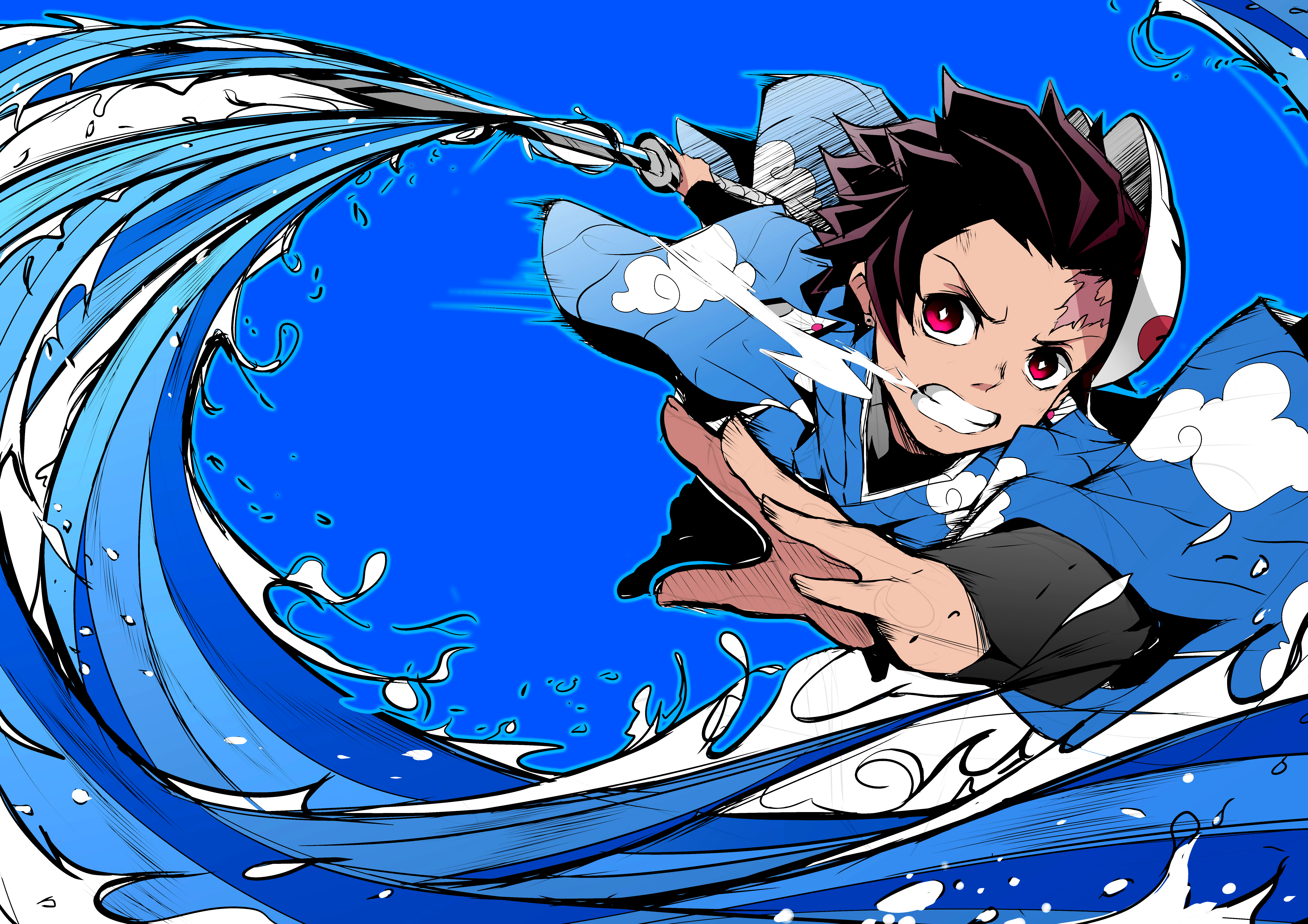 Tanjiro Demon Slayer Kimetsu No Yaiba 4k Ultra Fond D Ecran Hd Arriere Plan 7017x4961