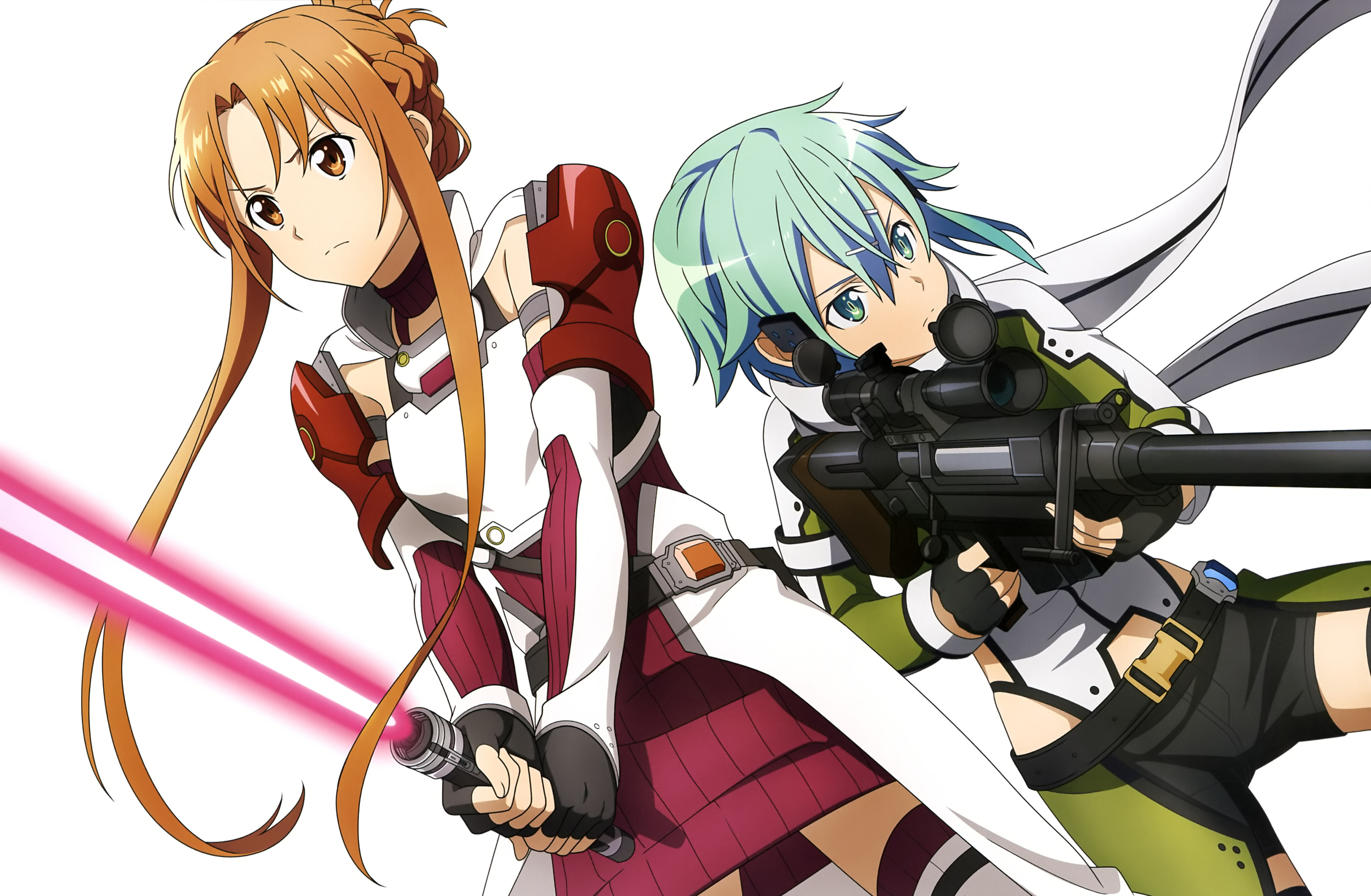 Download Shino Asada Asuna Yuuki Sinon (Sword Art Online) Anime Sword ...