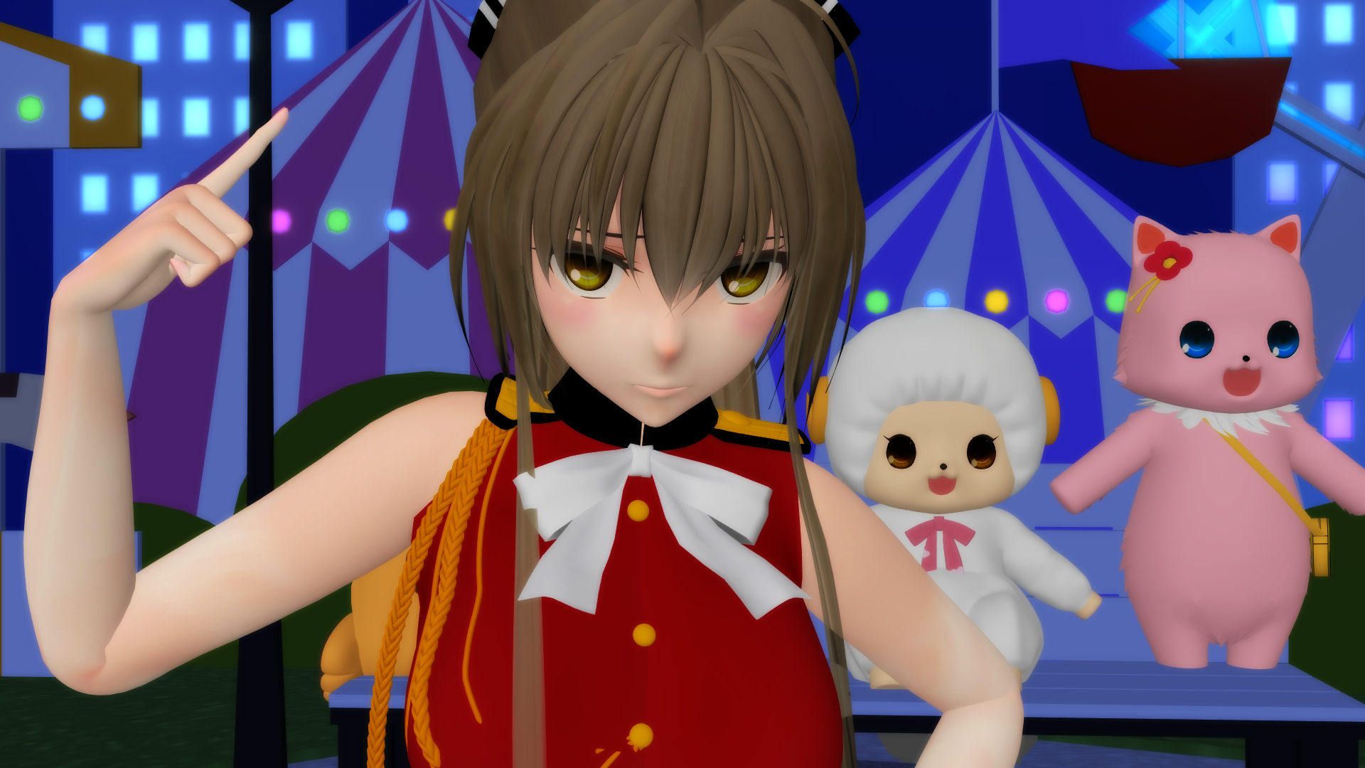 Download Isuzu Sento Tiramie (Amagi Brilliant Park) Macaron (Amagi Brilliant Park) Anime Amagi Brilliant Park HD Wallpaper by Overload
