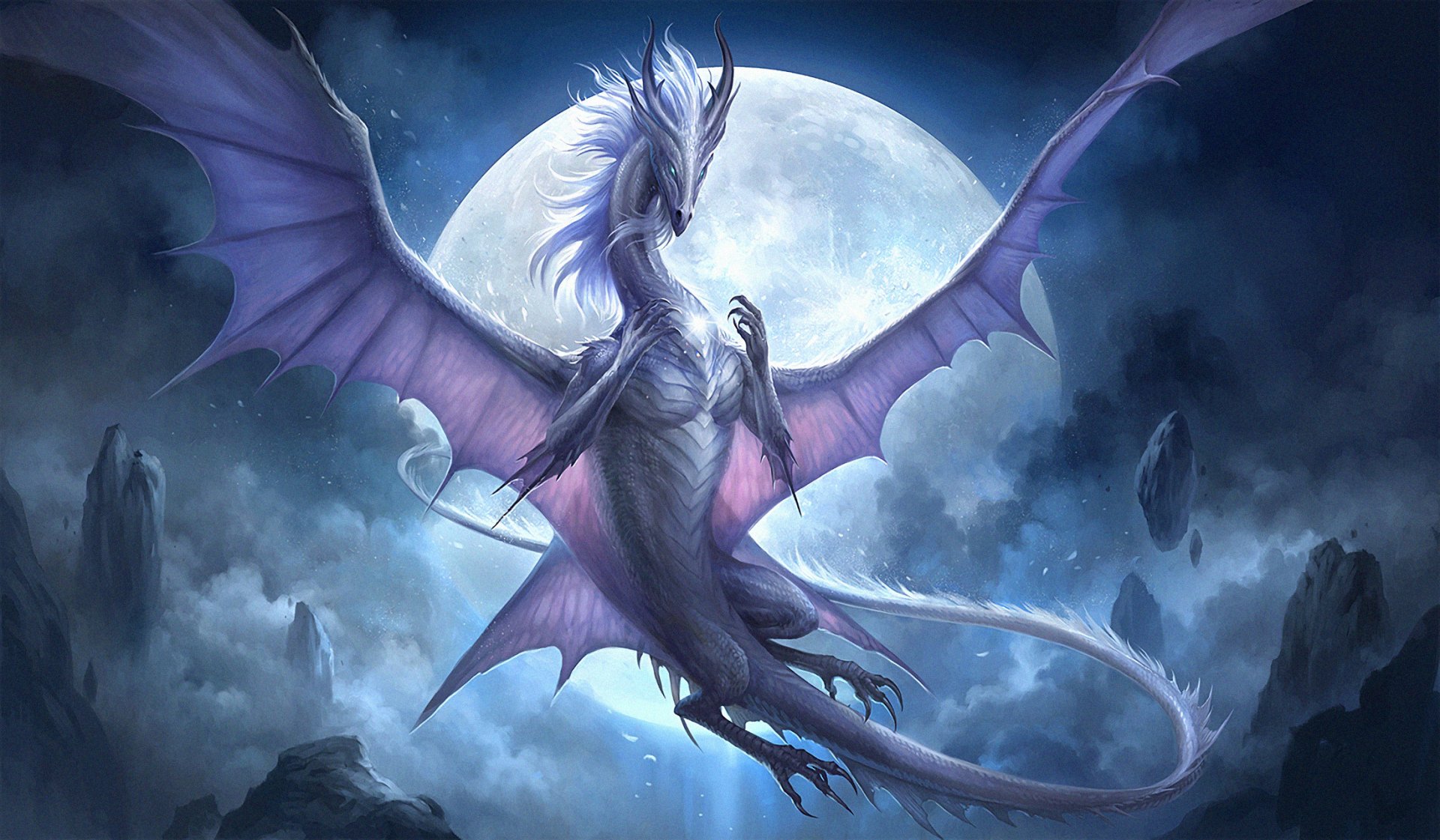 Download Fantasy Dragon HD Wallpaper by sandara