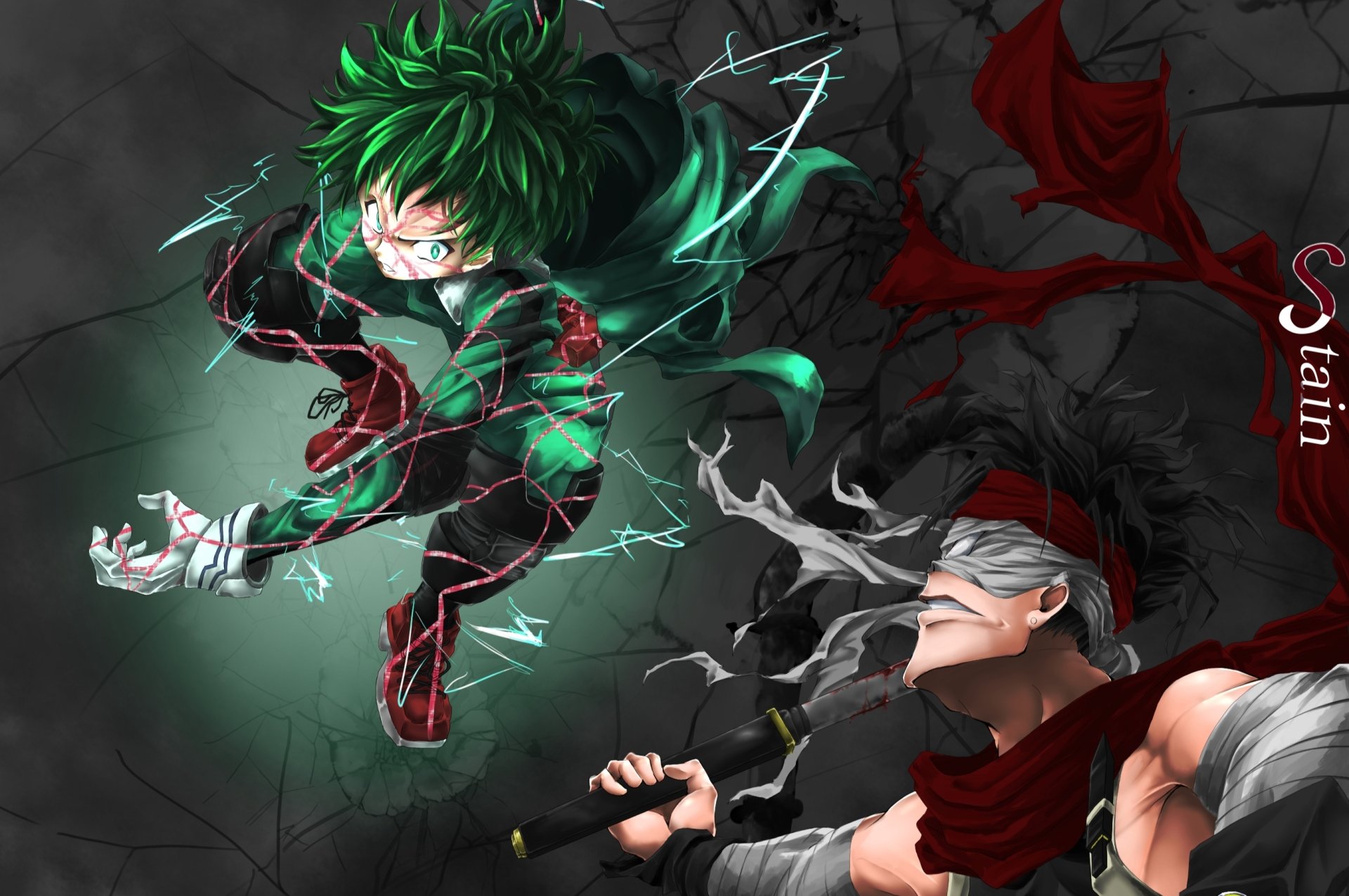 Download Chizome Akaguro Izuku Midoriya Anime My Hero Academia HD Wallpaper