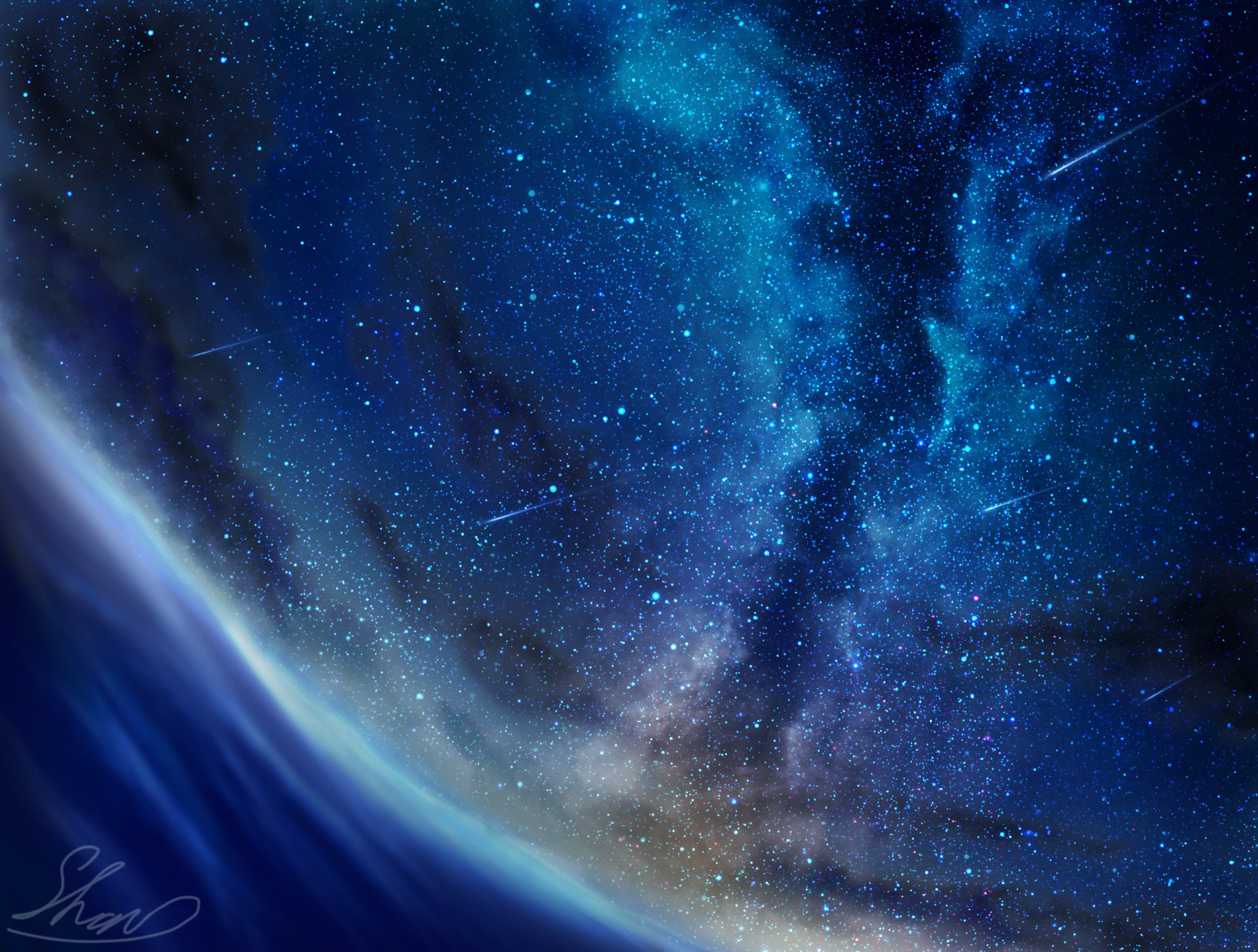 Download Starry Sky Sci Fi Stars HD Wallpaper by mxwwjack