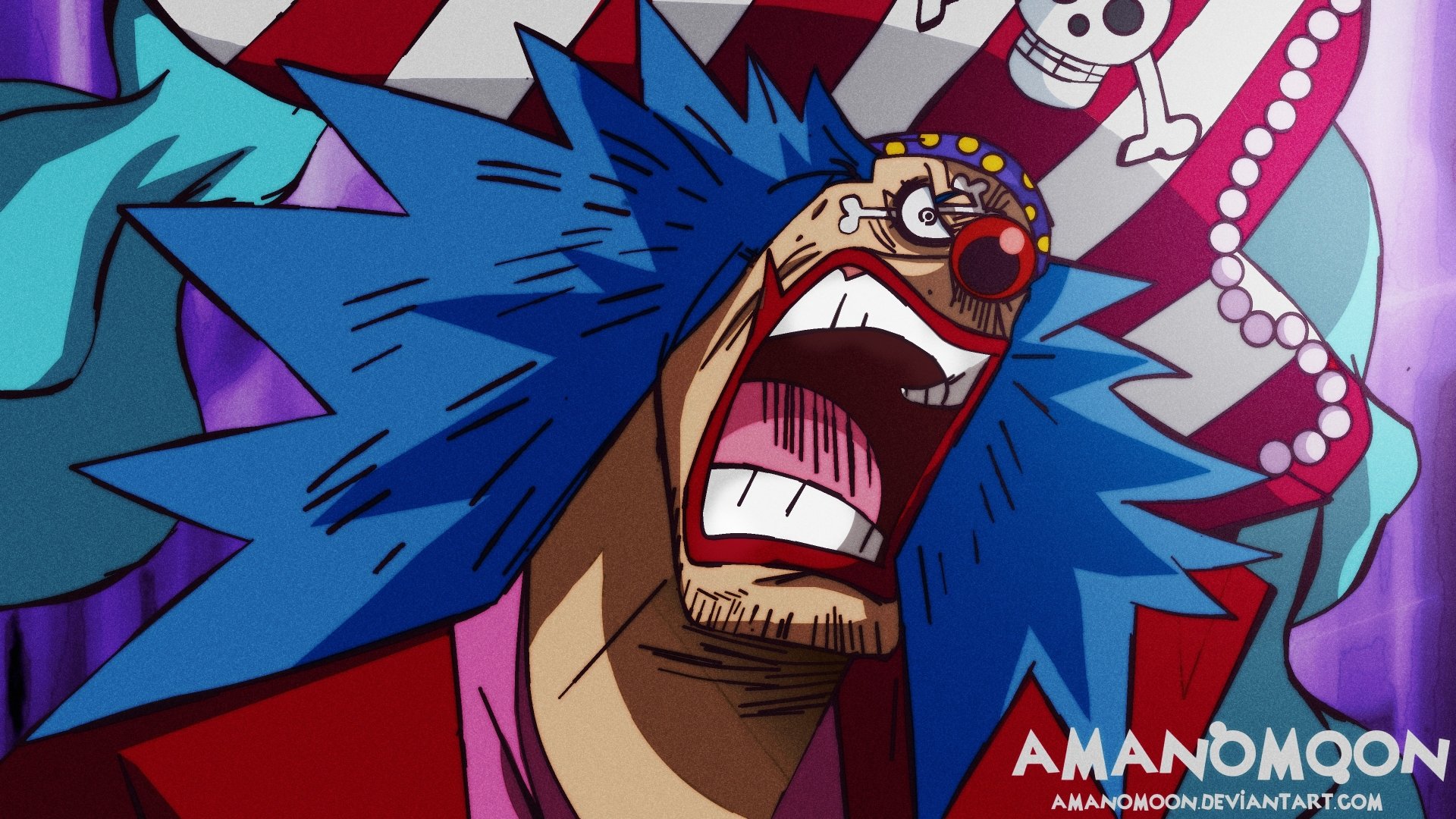 Download Buggy (One Piece) Anime One Piece 4k Ultra HD Wallpaper by Amanomoon