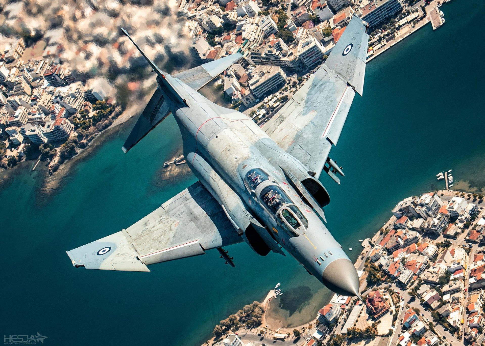 Download Warplane Aircraft Jet Fighter Military McDonnell Douglas F-4 Phantom II HD Wallpaper